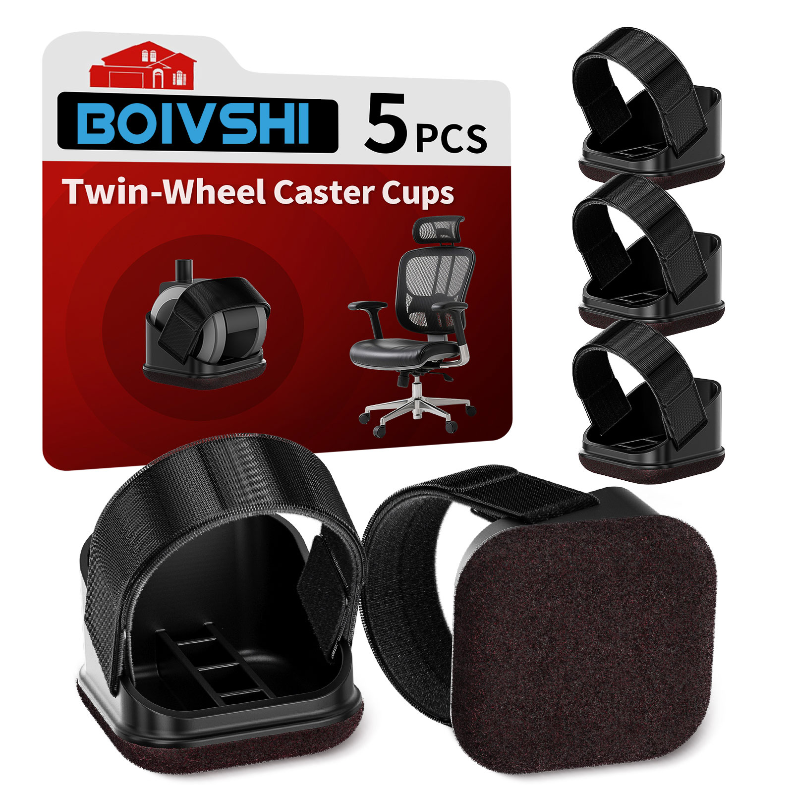 Office Furniture Heaven - Protetores de Pés de Cadeira (5