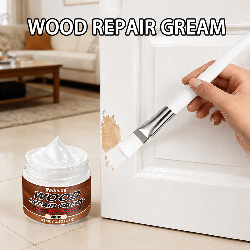 Office Furniture Repair - Pasta Reparadora de Madeira Branca, Preenchedor