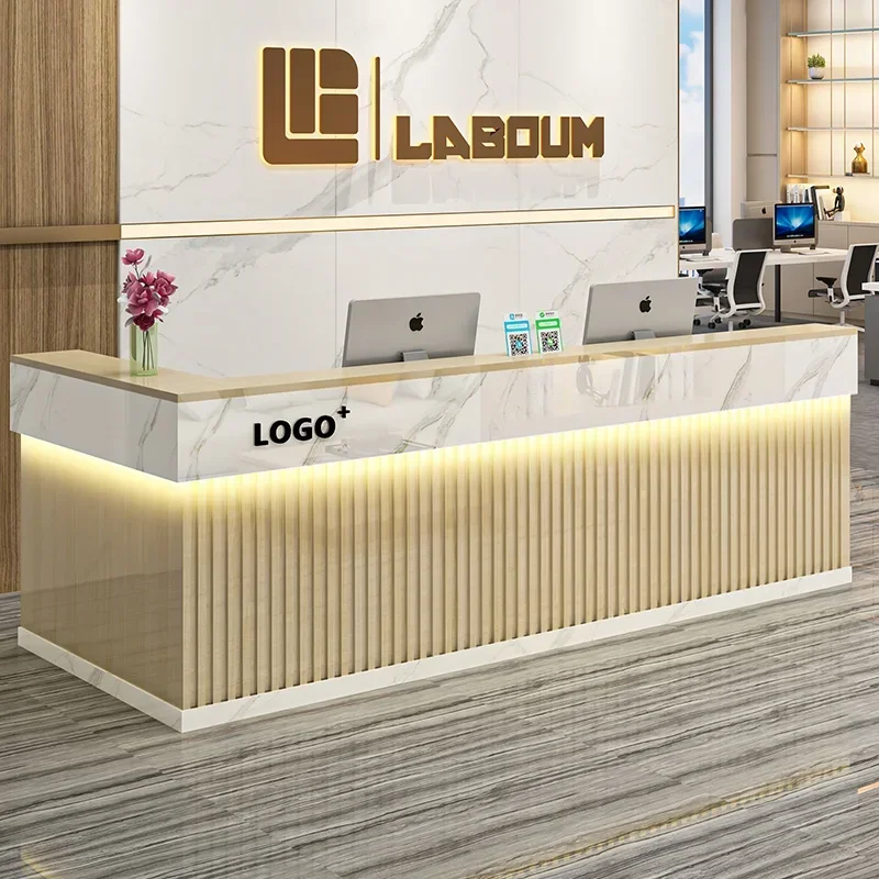 Office Furniture Bali - Balcão de Recepção Moderno e Estético