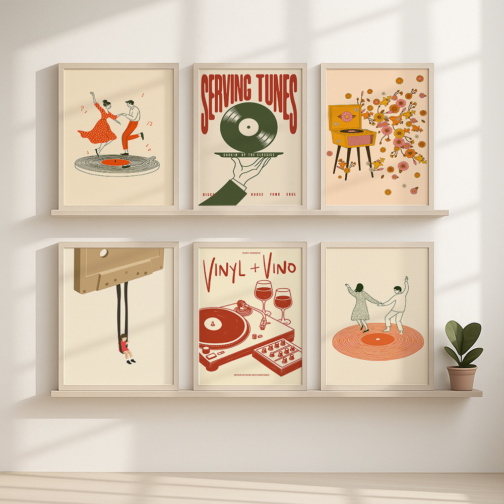 1 unidade Pôster de Música Vin - Office Furniture Design avaliação e preço