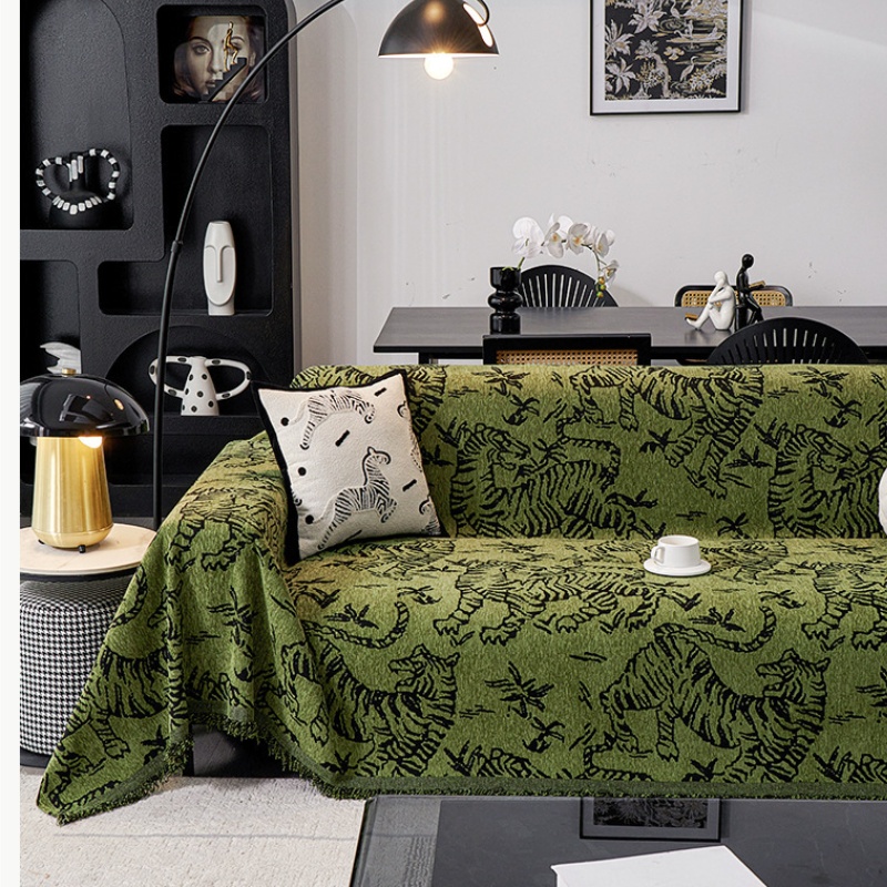 Capa de chenille verde retrô t - Office Furniture Group avaliação e preço